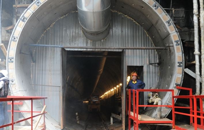 Западный участок Большой кольцевой линии метро готов на 60%