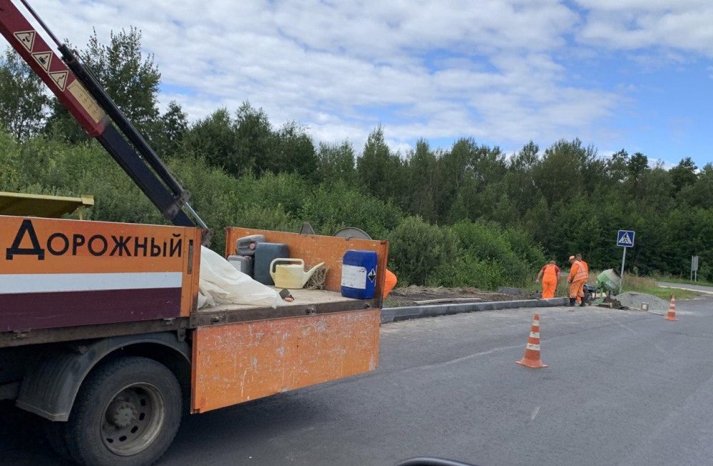 Завершается строительство объектов улично-дорожной сети для обслуживания жилого комплекса на Мукомольном проезде