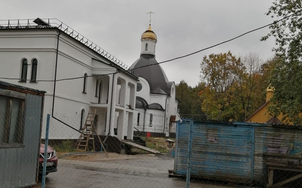 В Царицыне продолжается строительство храма в честь благовещения пресвятой Богородицы