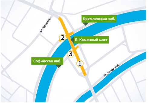 Движение по Большому Каменному мосту будет сохранено во время ремонта