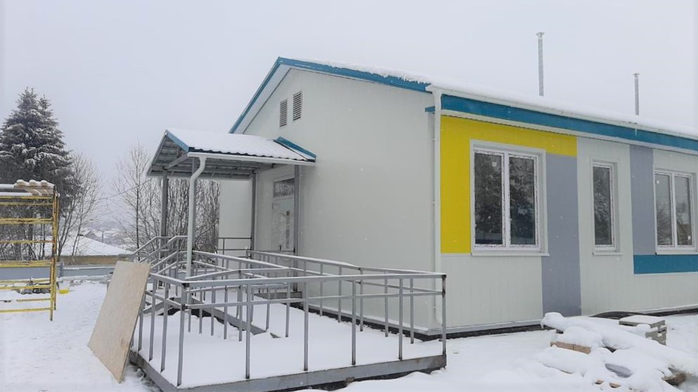 Завершается строительство ФАПа в Пущино-на-Наре городского округа Серпухов