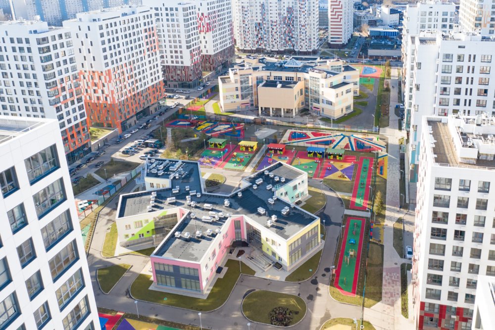 «Школа-цветок» на 550 мест введена в районе Нагатинский Затон