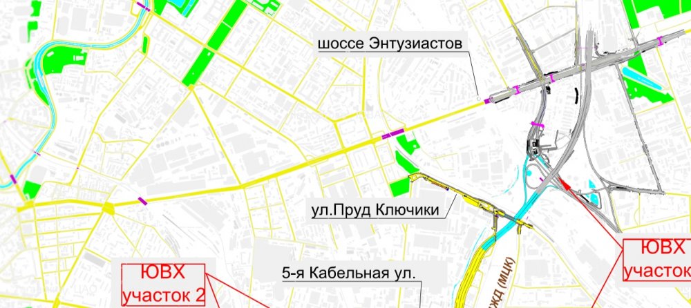 Многоуровневую развязку с путепроводом построят для ЮВХ