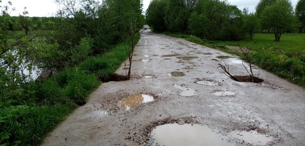 В зоне паводка у д. Арсаки начались восстановительные работы.