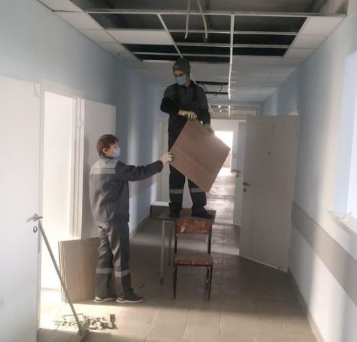 Начались работы по перепрофилированию здания стационара в Электростали