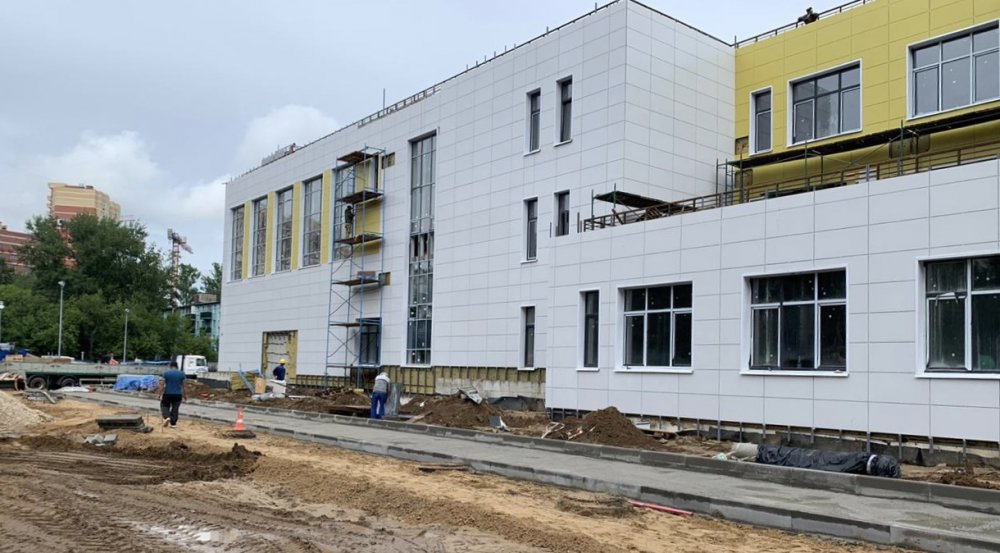Минстрой и Главгосстройнадзор Подмосковья проверили ход строительства нового корпуса Кадетской школы в Люберцах