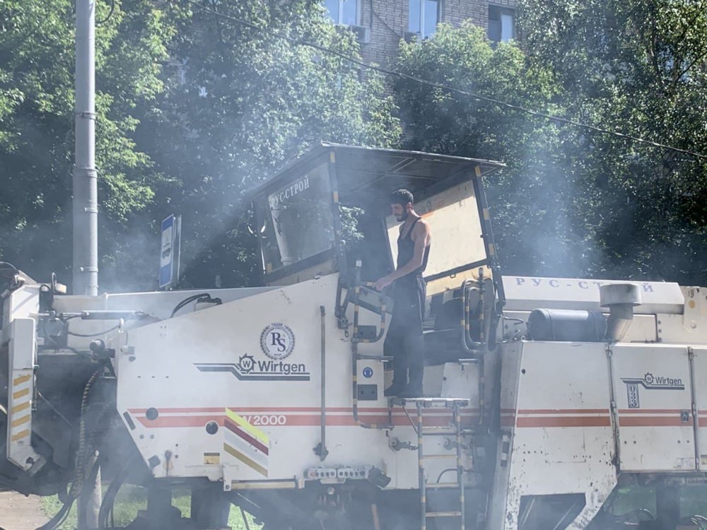 Более 100 км дорог построено в Москве с начала года