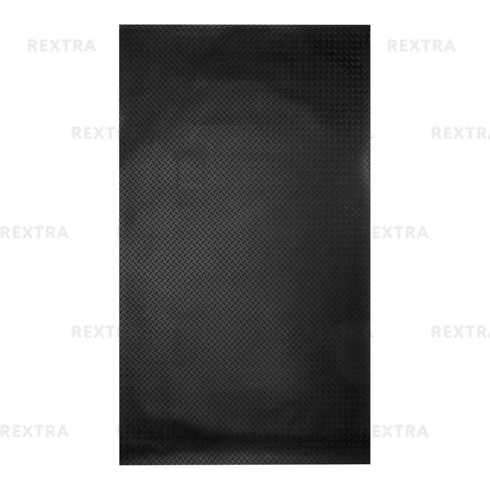 Ковровое покрытие «Ёлочка», 1.2 м, резина, цвет чёрный