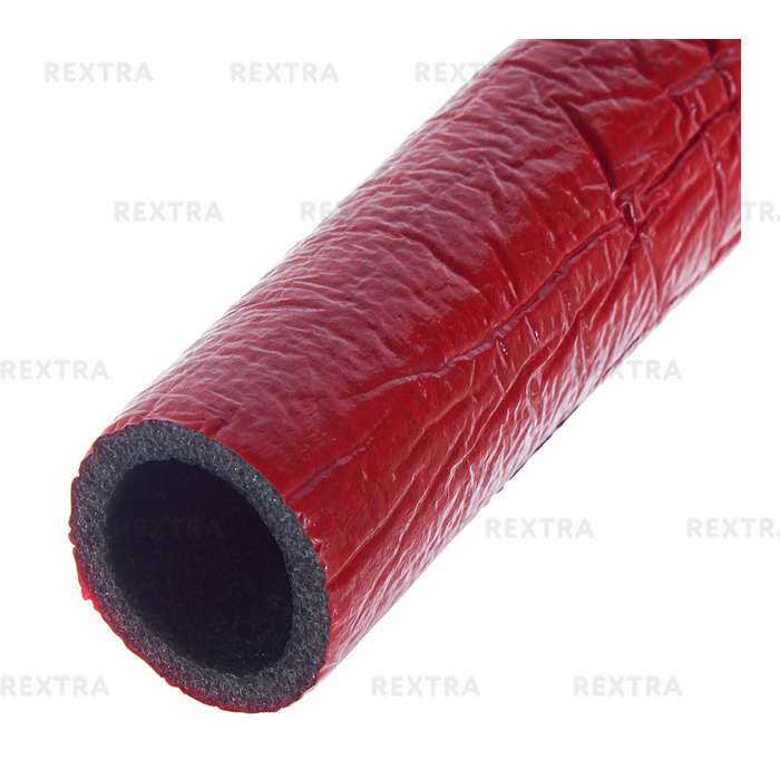 Изоляция для труб СуперПротект, Ø28/4 мм, 11 м, полиэтилен, цвет красный