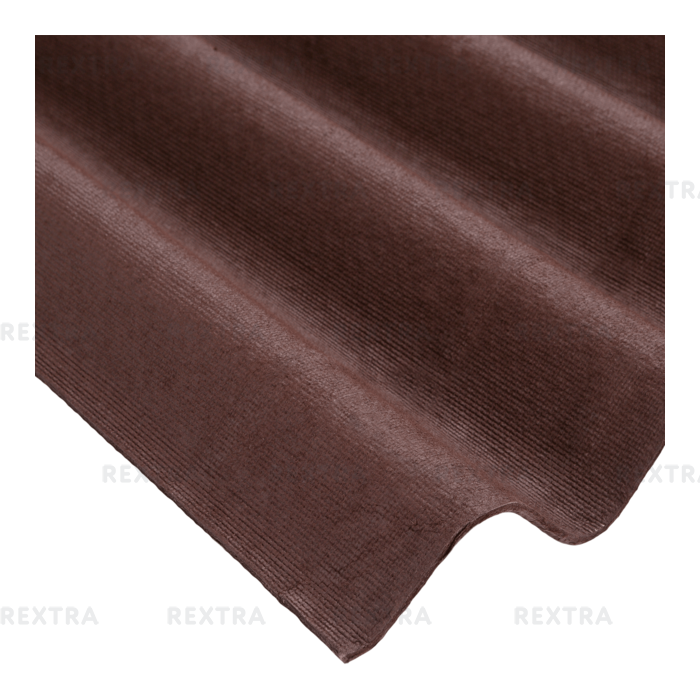 Лист Ондулин 3x760х1950 мм цвет коричневый