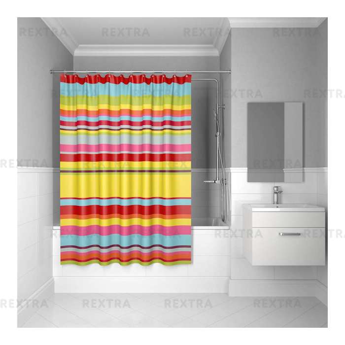 Шторка для ванной комнаты IDDIS Summer Stripes 290P24Ri11