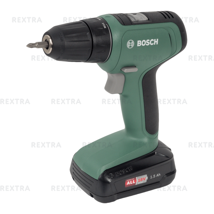 Шуруповерт аккумуляторный Bosch UniversalDrill18 18 В Li-Ion, 2х1.5 Ач