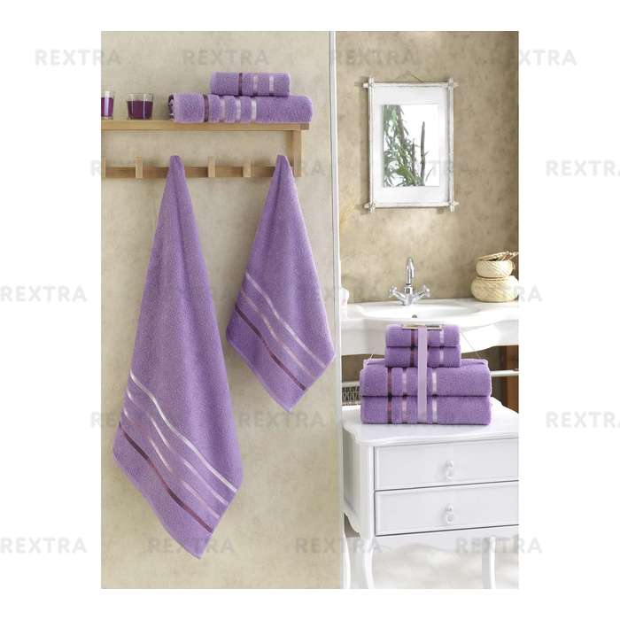 Набор полотенец для ванной комнаты KARNA Bale 4шт 953/CHAR017