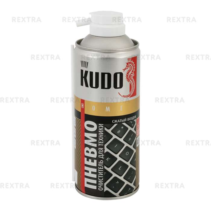 Пневмоочиститель для техники Kudo «Сжатый воздух» горючий 520 мл
