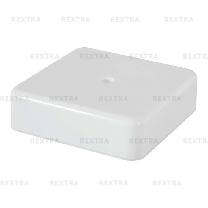 Коробка распределительная 75x75x20 мм цвет белый, IP20