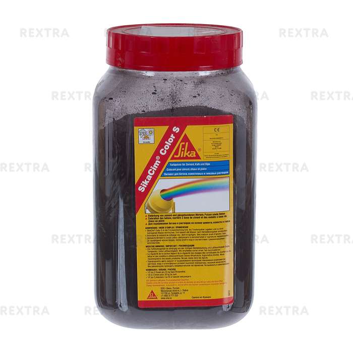 Краситель для бетона и смесей Sika SikaCim Color, 0.7 кг, цвет чёрный