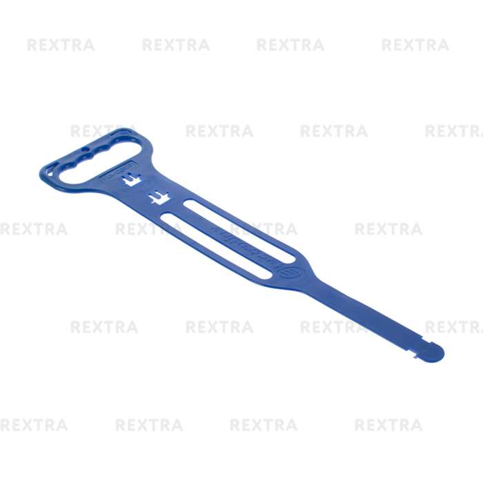 Ручка-держатель для шнура Electraline, цвет синий