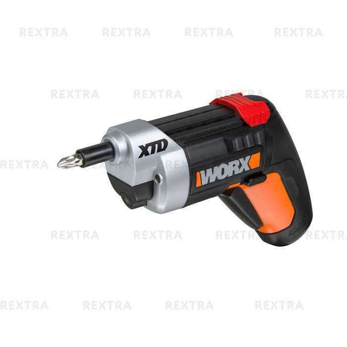 Отвертка аккумуляторная WORX WX252 4V XTD, 4 В Li-ion, комплект бит 10 шт