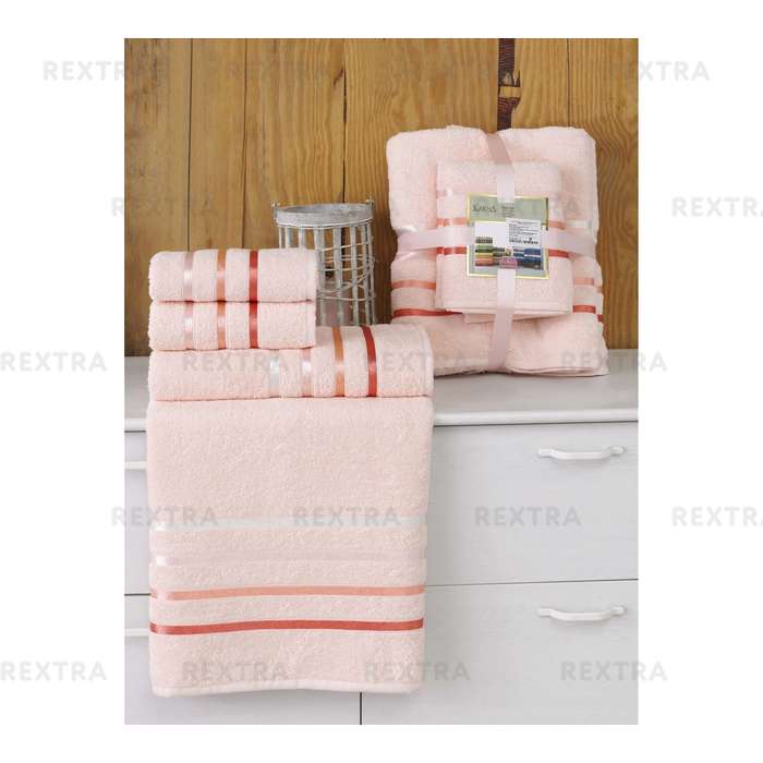 Набор полотенец для ванной комнаты KARNA Bale 4шт 953/CHAR029