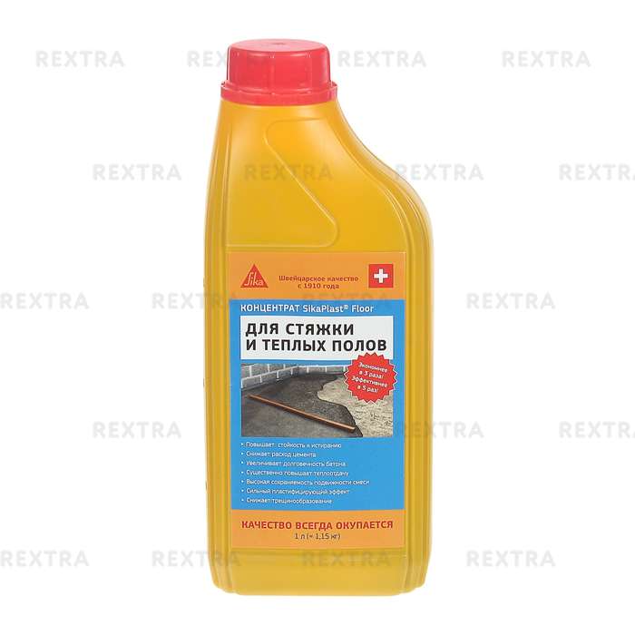 Суперпластификатор стяжки Sika SikaPlast Floor, 1 л