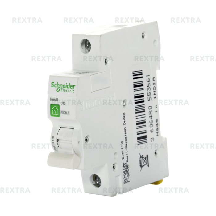 Выключатель автоматический Schneider Electric Resi9 1 полюс 10 A