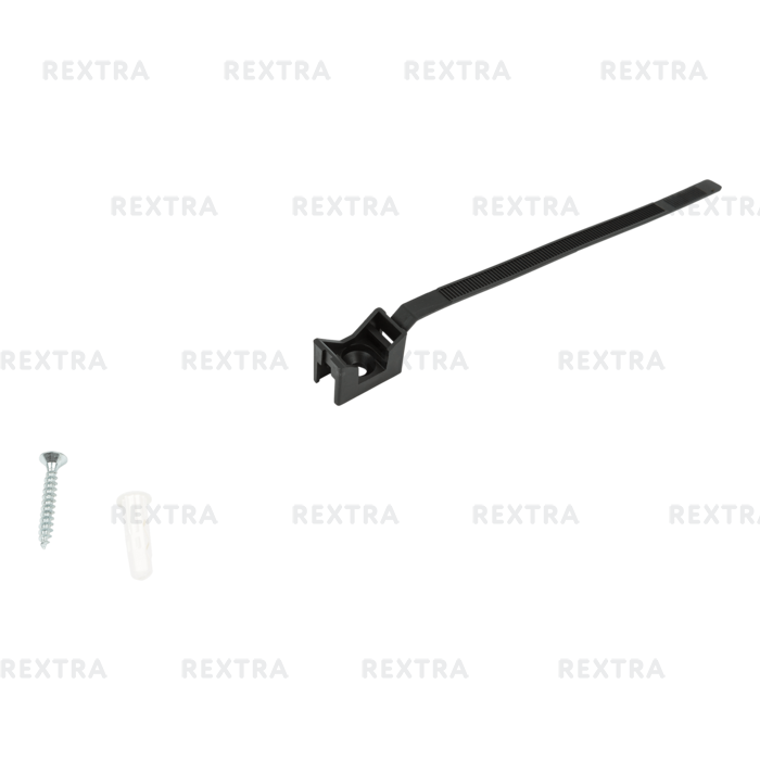 Ремни для труб и кабелей 16-32 мм цвет чёрный, 10 шт.