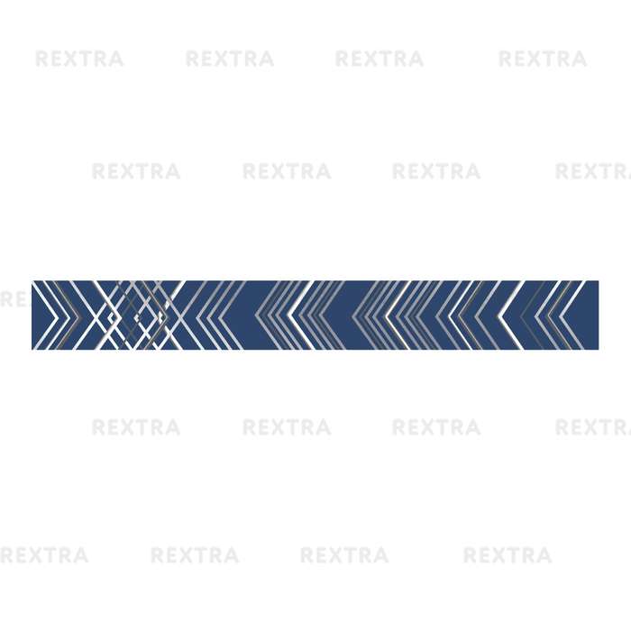 Бордюр настенный Azori «Festa» 50.6x6.2 см цвет синий индиго