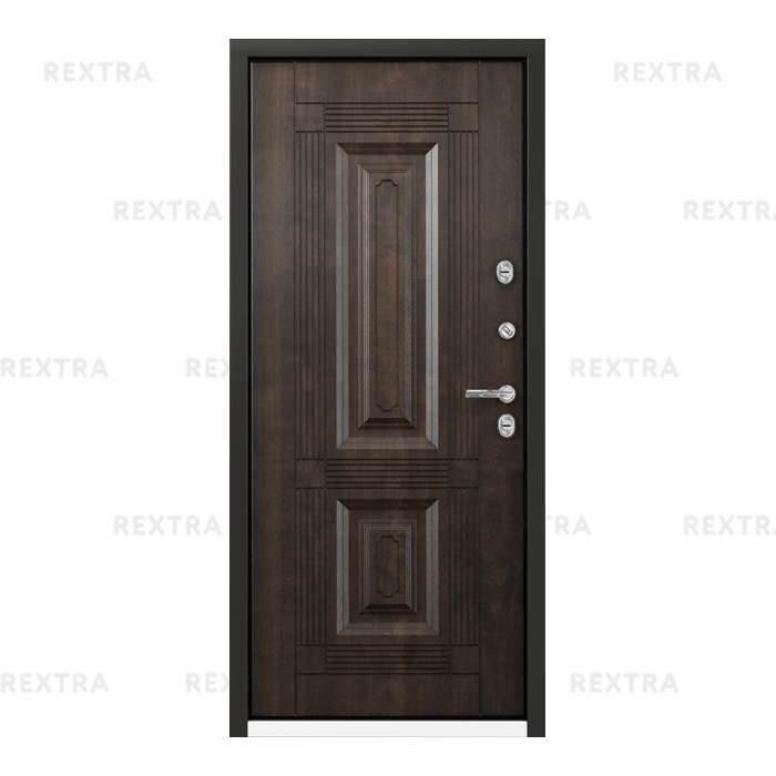 Дверь металлическая Термо С-2 РР, 950 мм, правая, цвет грецкий орех