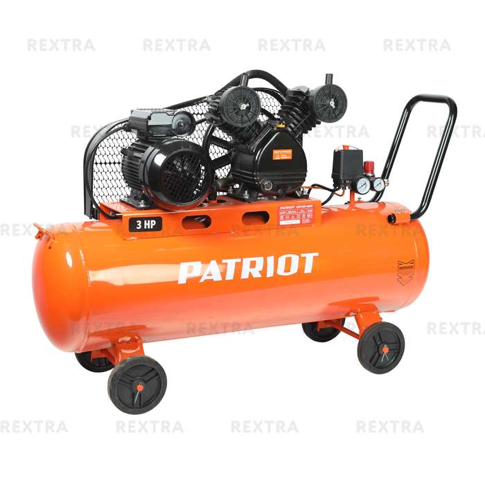 Компрессор масляный Patriot LRM 100-480R, 100 л 480 л/мин 2.2 кВт