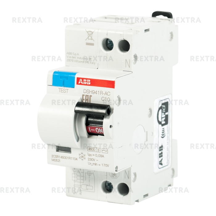 Автомат дифференциальный Abb 2 полюса 10 А, 2CSR145001R1104