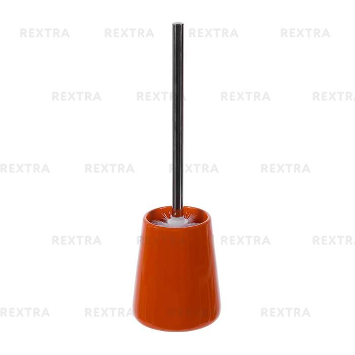 Ёршик для унитаза напольный «Veta» керамика цвет оранжевый