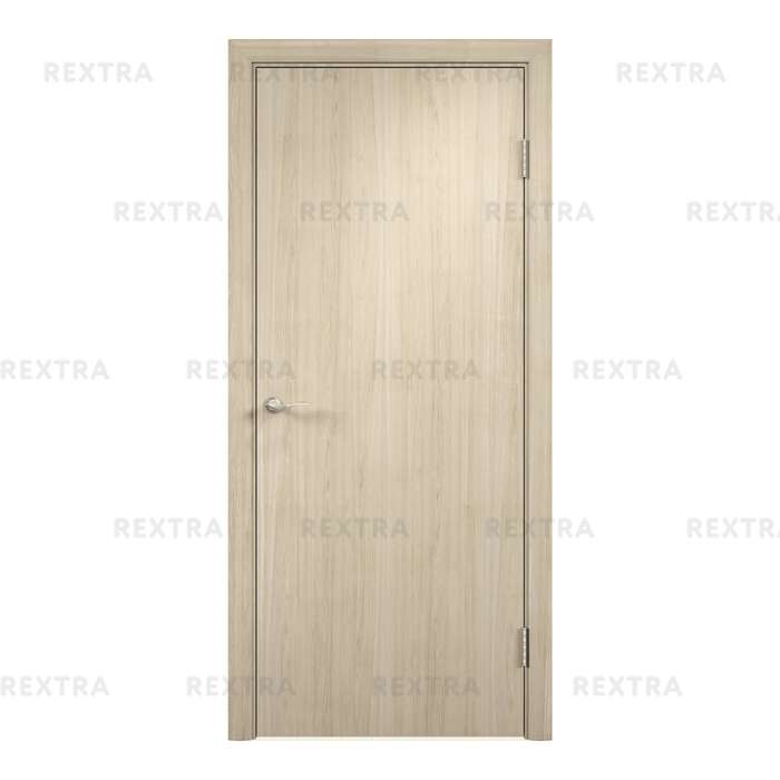 Блок дверной глухой Verda 97x204 см, ламинация, цвет дуб кремовый, с фурнитурой