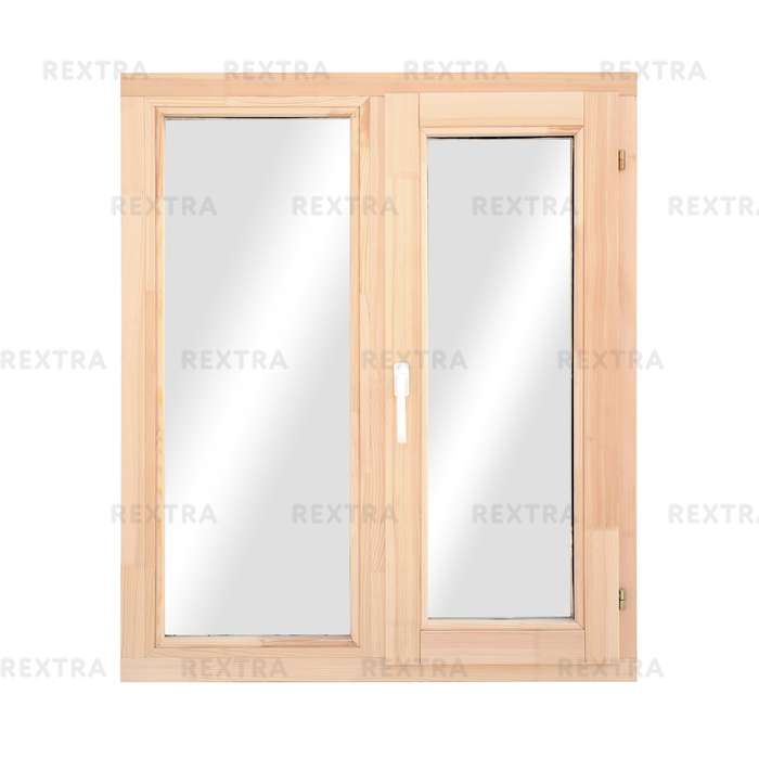 Окно деревянное 116x117 см, однокамерный стеклопакет