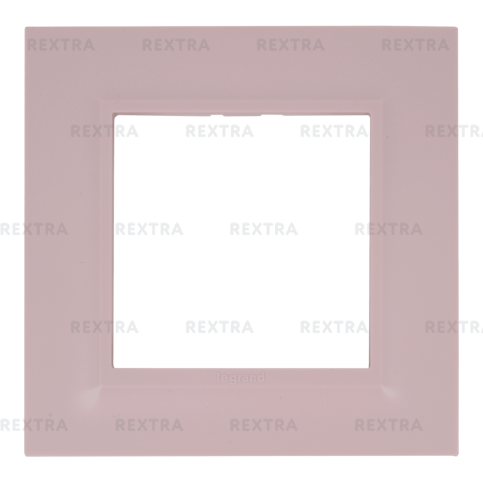 Рамка для розеток и выключателей Legrand «Structura», 1 пост, цвет розовый