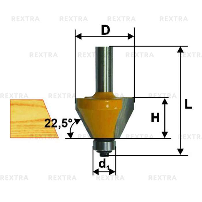 Фреза Энкор 9238, 8 мм, 56 мм