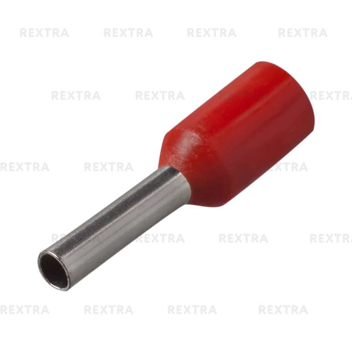Наконечник-гильза Е1508, 1,5 мм2, цвет красный, 100 шт.