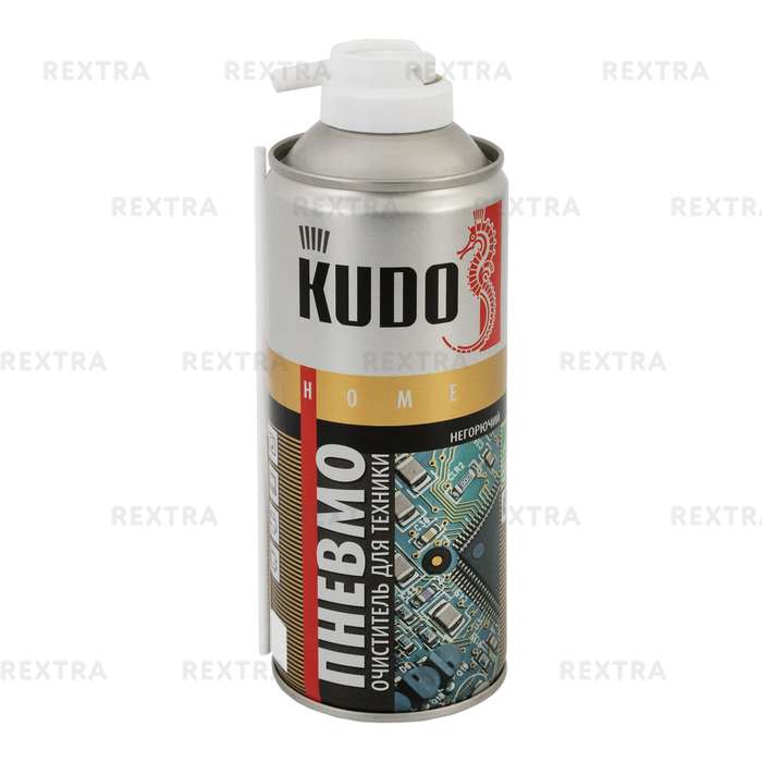 Пневмоочиститель для техники Kudo «Сжатый воздух» негорючий 520 мл