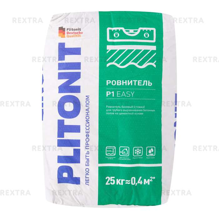 Стяжка пола Plitonit P1 Easy 25 кг