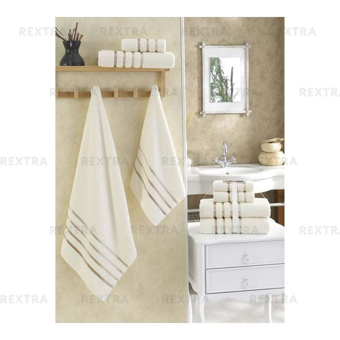 Набор полотенец для ванной комнаты KARNA Bale 4шт 953/CHAR011