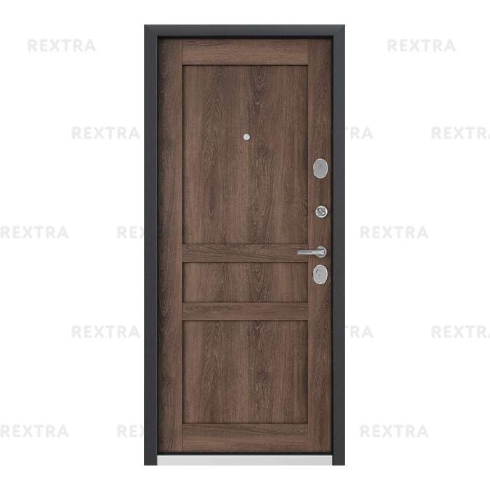 Дверь металлическая Контрол Мария, 960 мм, правая, цвет коричневый