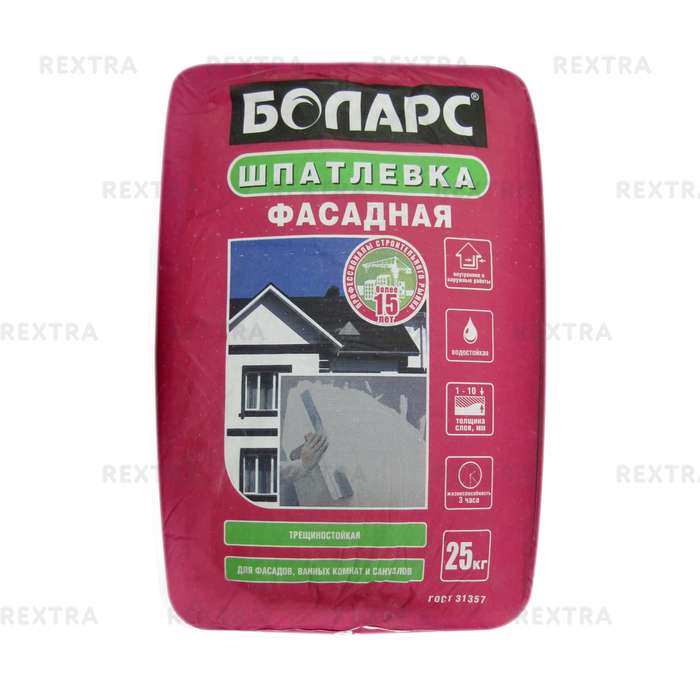 Шпаклёвка фасадная Боларс, 25 кг