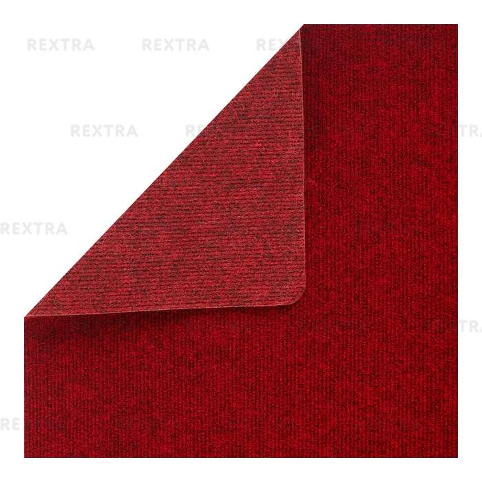 Коврик Флорт «Офис», 49x80 см, полипропилен, цвет красный