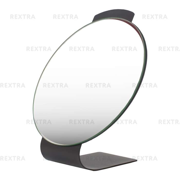 Зеркало настольное «Бристоль» Ø25 см цвет черный