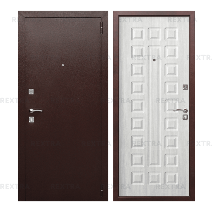 Дверь входная металлическая Йошкар, 960 мм, правая, цвет белый ясень
