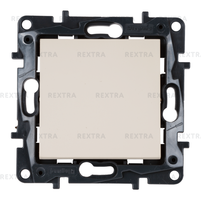 Переключатель Legrand «Structura», 1 клавиша, цвет слоновая кость