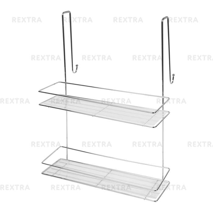 Полка для душевой кабины Caddy SWR-1005 двухъярусная, металл, цвет хром