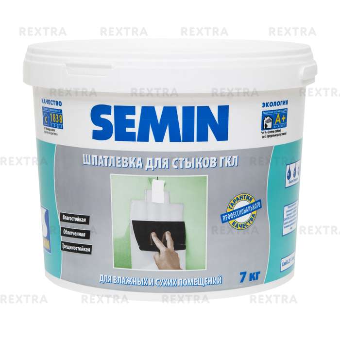 Финишпаста полимерная Semin Sem-Joint Hydro, 7 кг