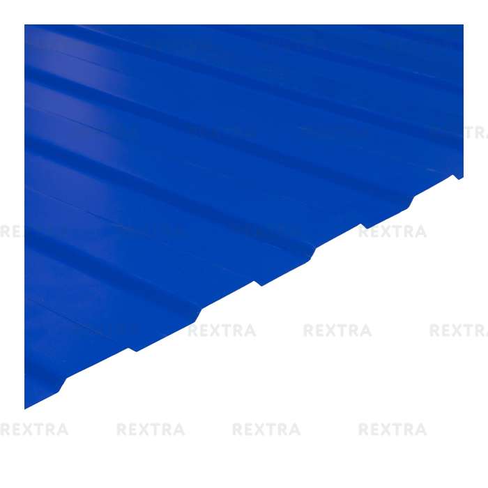Профнастил С8 1.18x2 м с полиэстеровым покрытием 0,35 мм цвет синий