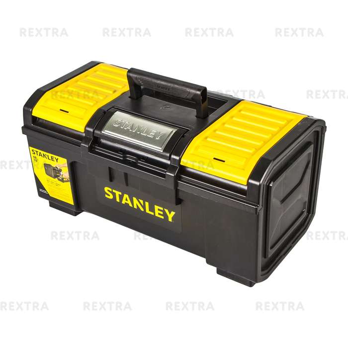 Ящик для инструмента Stanley 480х266х236 мм, пластик, чёрный/жёлтый