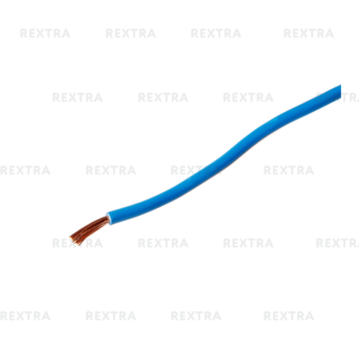 Провод ПуВ 1х2.5 мм на отрез цвет голубой